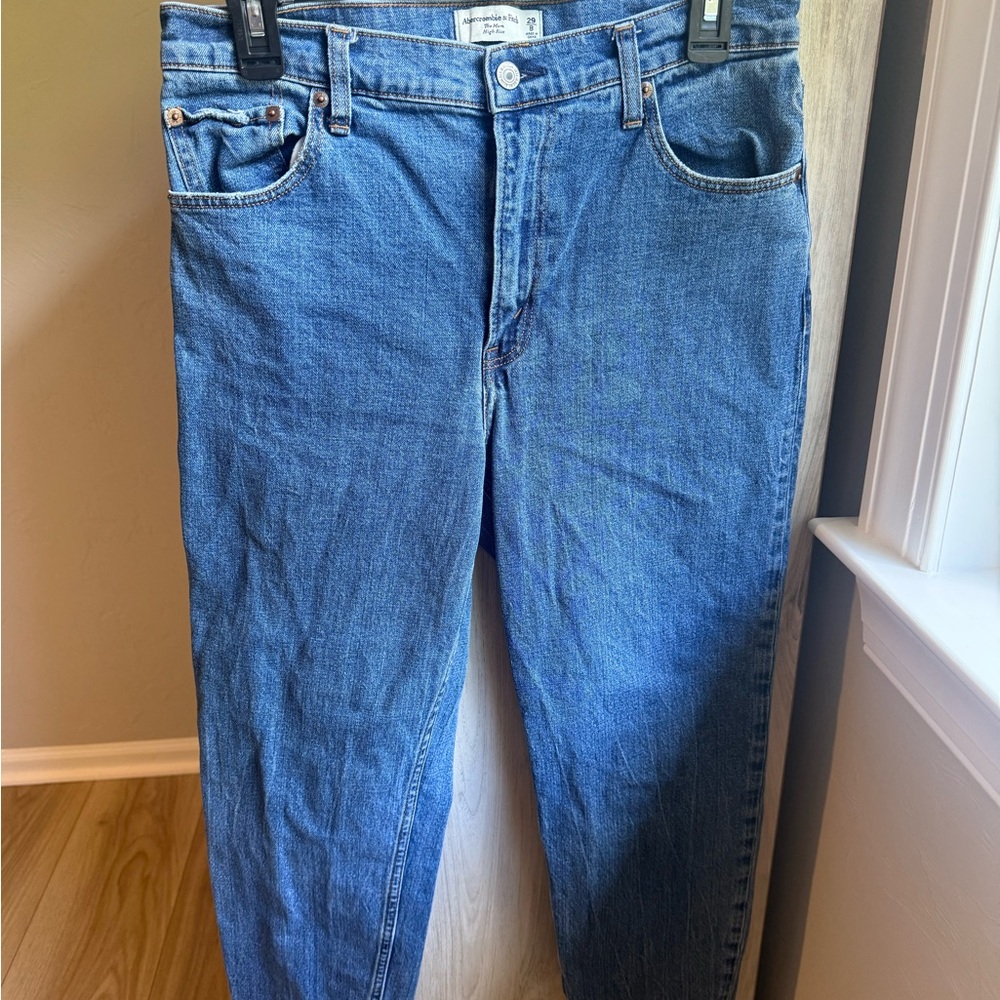 Abercrombie Mom High Rise Denim Jeans